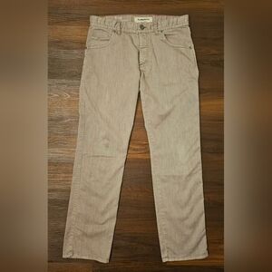 Alberto T400 Modern Fit Jeans Beige 32x31 Stretch Stone Wash Denim - READ DESC.